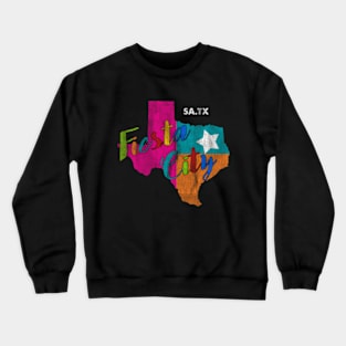 San Antonio Fiesta City Cinco De Mayo Fiesta Squad Texas Vintage Crewneck Sweatshirt